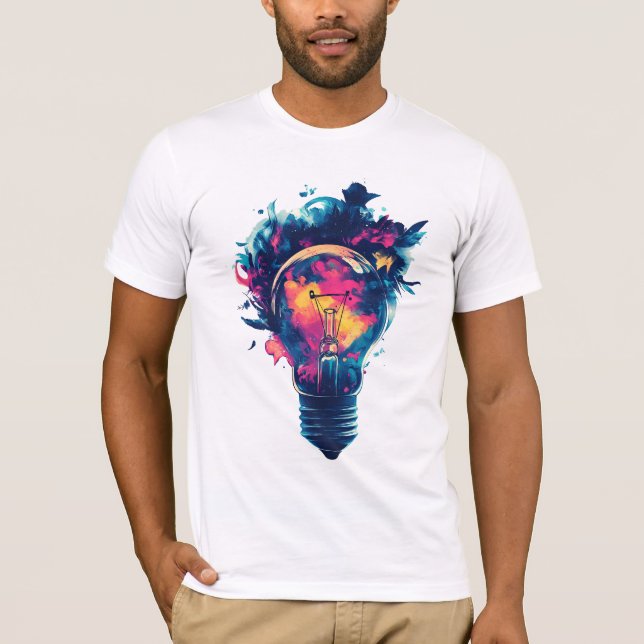 Camiseta Sonhos Elétricos: Ignore sua mente (Frente)