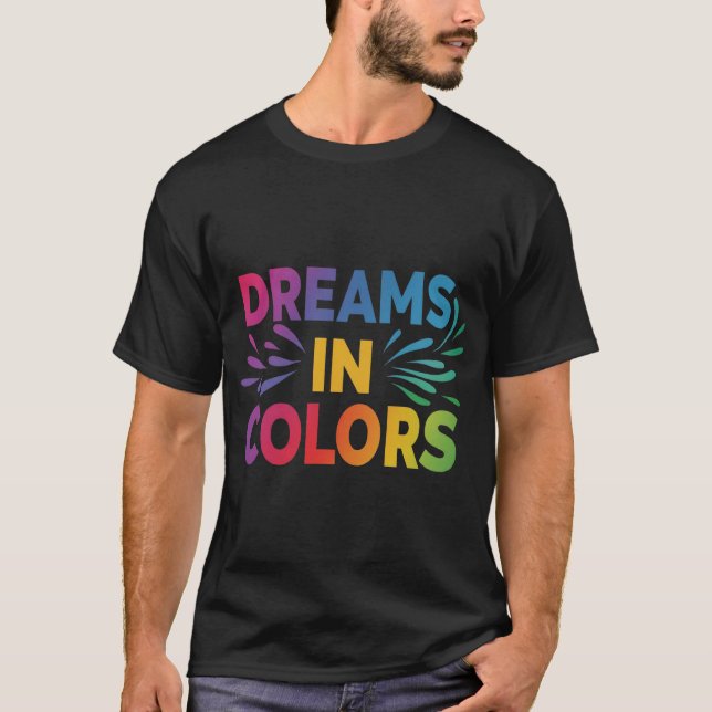 Camiseta Sonhos em Cores (Frente)