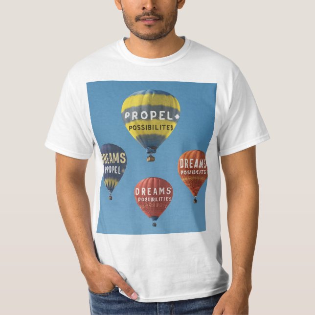Camiseta Sonhos evitam possibilidades" (Frente)
