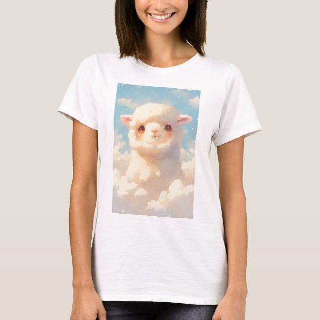 Camiseta Sonhos Fluffy Alpaca (Frente)
