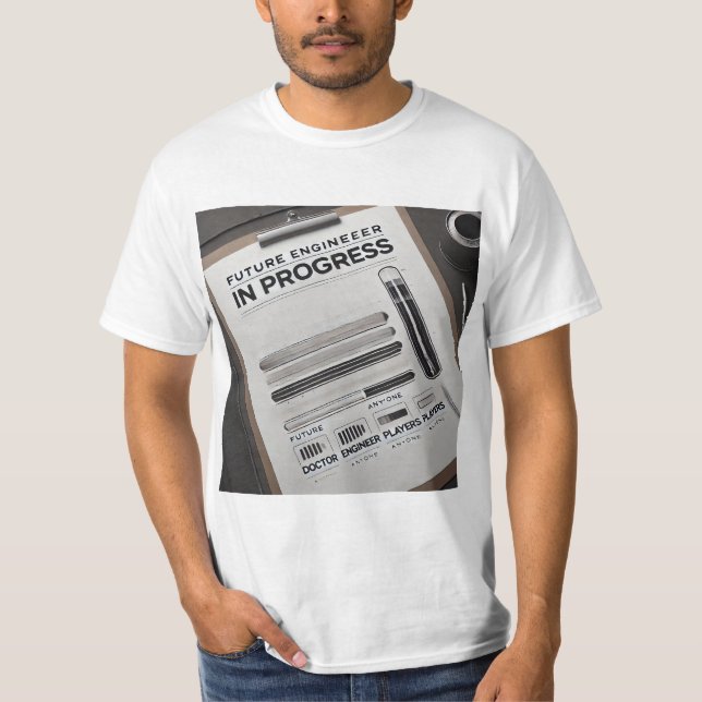 Camiseta "Sonhos Futuros Em Curso - Vista Sua Ambição!" (Frente)