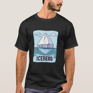 Camiseta Sonhos Incríveis de Iceberg no Horizonte