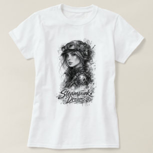Camiseta Sonhos Steampunk – Arte Fantástica Vitoriana Vinta