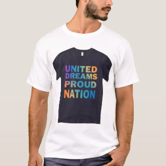 Camiseta Sonhos Unidos Corações Fortes