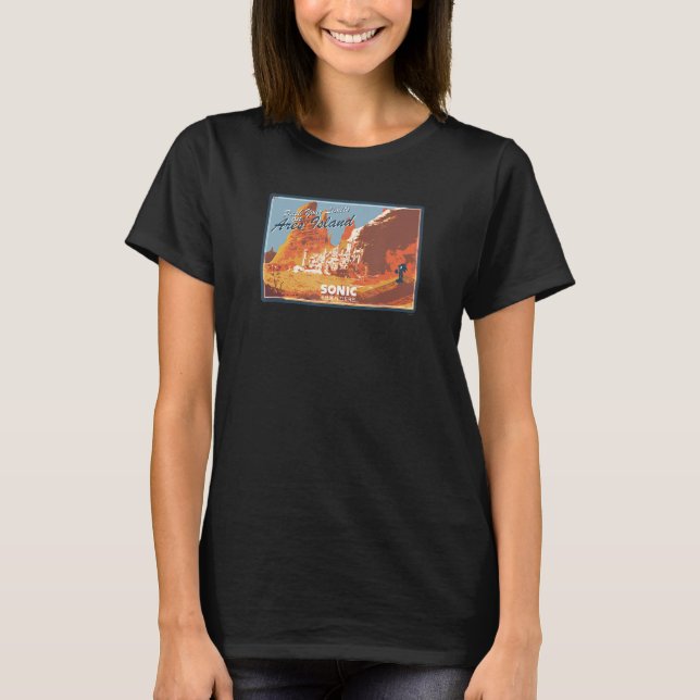 Camiseta Sonic Frontiers - Ilha de Ares (Frente)