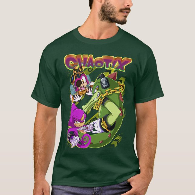 Camiseta Sonic Heroes e CHAOTIX (Frente)