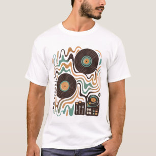 Camiseta 🎶 Sonic Mosaic - Abstrato DJ Vibes