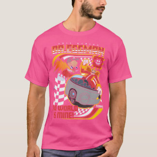 Camiseta Sonic The Hedgehog Dr. Eggman Speeder Race Retro C
