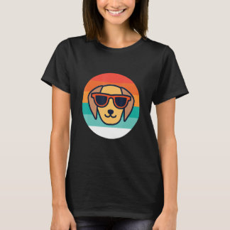 Camiseta Sonnenbrilhador de Hund Hund Retro