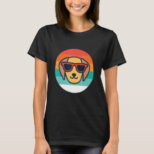 Camiseta Sonnenbrilhador de Hund Hund Retro