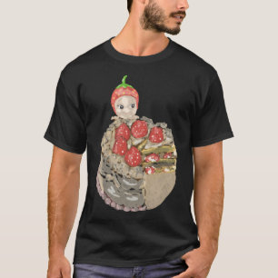 Camiseta Sonny Angel Inspirou Strawberry Cake Cute Cherub P