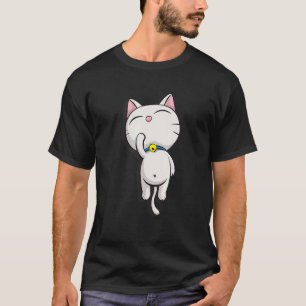 Camiseta Sono de Gato Branco