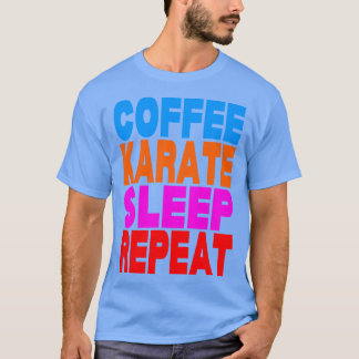 Camiseta Sono de karato de café repete TShirt