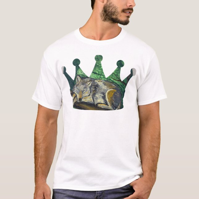Camiseta Sono profundo - obra de arte feita à mão (Frente)