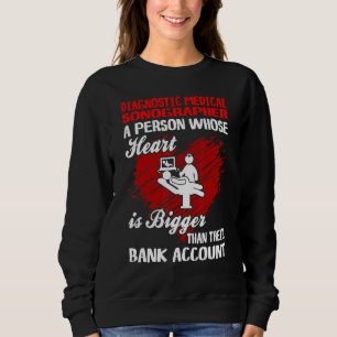 Camiseta Sonógrafo Médico de Diagnóstico Grande que Banco