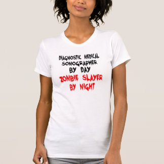 Camiseta Sonógrafo Médico Zombie Slayer Diagnostics