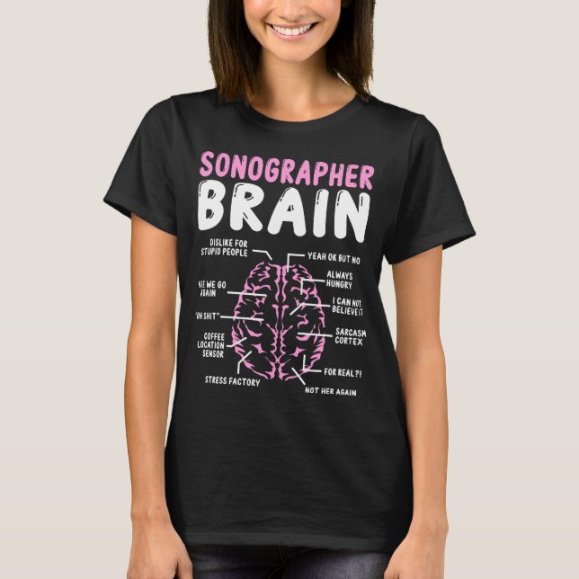 Camiseta Sonographer  for Work Sonography Accessoires (Frente)