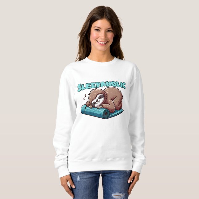 Camiseta Sonolência - Dormir Em Ioga (Frente Completa)