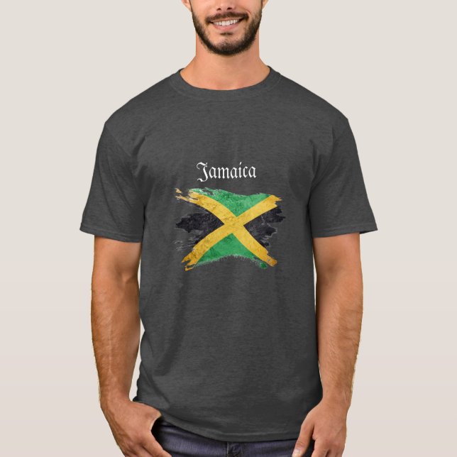 Camiseta sons da Jamaica, ilhas de Caribe, viagem à Jamaica (Frente)