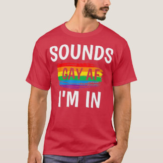 Camiseta Sons Gay AF Im    InGay Pride Stribow 