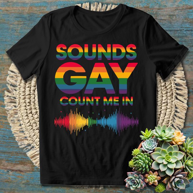 Camiseta Sons Gay, conte-me (Criador carregado)