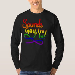 Camiseta Sons Gay, estou em Lgbt