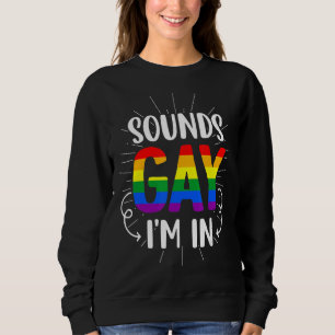 Camiseta Sons Gay, estou no Orgulho, Sinalizador Lgbt Arco-