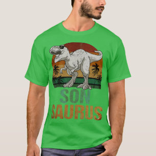Camiseta Sonsaurus T Rex Dinosaur Son Saurus Vintage