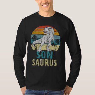 Camiseta Sonsaurus T Rex Dinosaur Son Surus Matchin