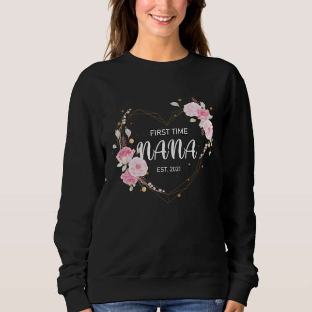 Camiseta Soon To Be Nana 2021 Pregnancy Announcement New Gr (Frente)