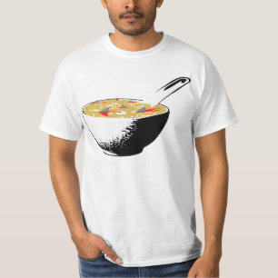 Camiseta sopa de barbatanas de tubarão