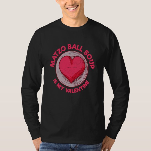 Camiseta Sopa de Bolinho de Matzo é Meu Dumpling de Valenti (Frente)