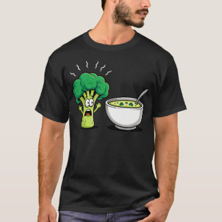 Camiseta Sopa de Brócolis Assustado