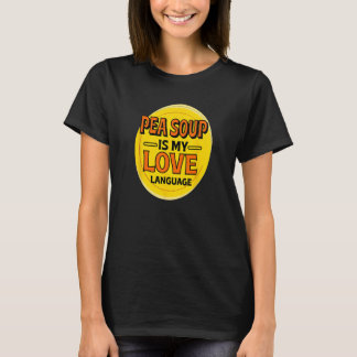 Camiseta Sopa de ervilha é minha língua de amor Foto de gal