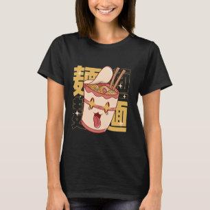 Camiseta Sopa de macarrão-cúpula e de macarrão-japonês