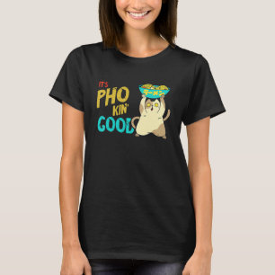 Camiseta Sopa de Macarrão Pho Good Cat Pho Bowl Pho  Sopa A