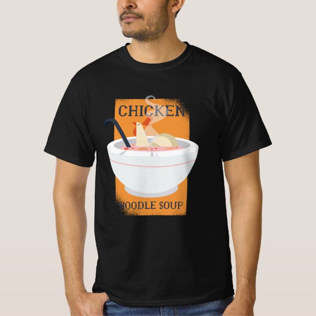 Camiseta Sopa de macarrão picante (Frente)