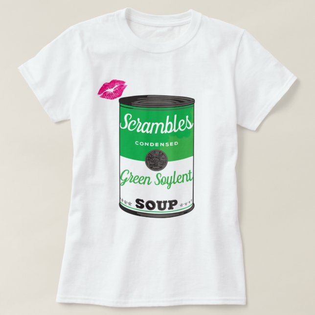 Camiseta Sopa de Soylent (Frente do Design)