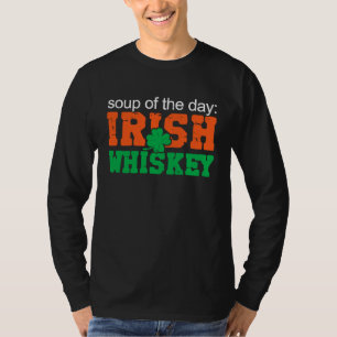 Camiseta Sopa do dia Irish Whiskey Mixologists Coquetel