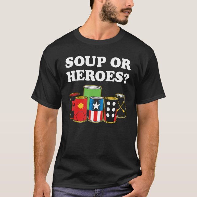 Camiseta Sopa Ou Heróis (Frente)