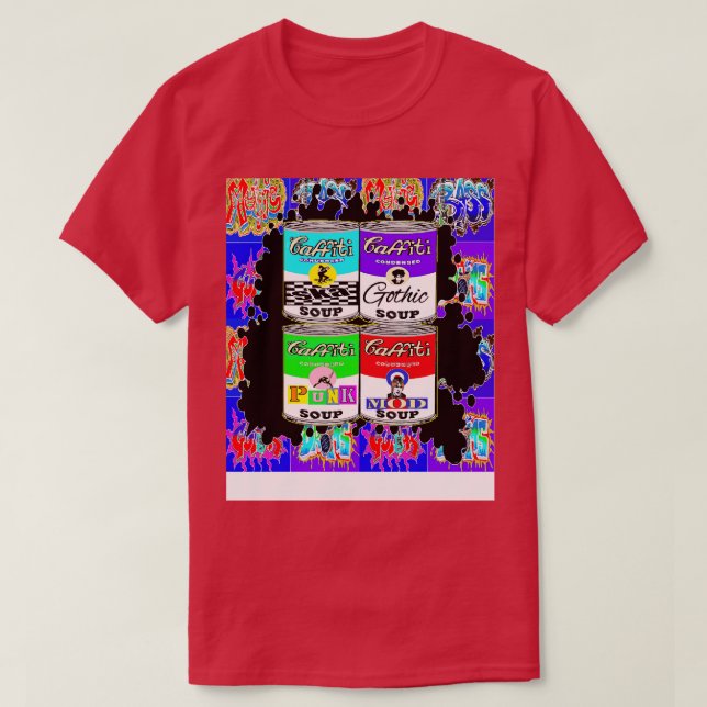 Camiseta Sopa SkaGothicPunkMod (Frente do Design)