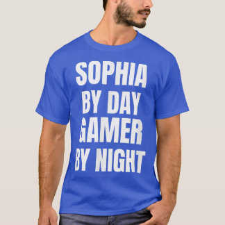 Camiseta Sophia By Day Gamer Por Noite