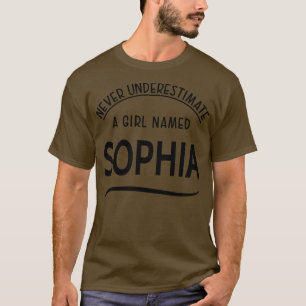 Camiseta SOPHIA NUNCA SUBESTIMA A L CHAMADA Sophia