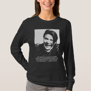 Camiseta Sophie Scholker Freidenker Pela Paz E Liberdade