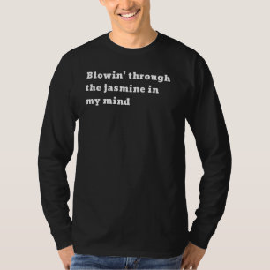 Camiseta Soprando Pela Jasmim Na Minha Mente