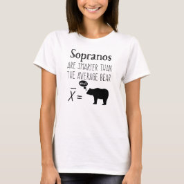Camiseta Soprano Engraçado - Urso Médio