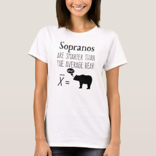 Camiseta Soprano Engraçado - Urso Médio