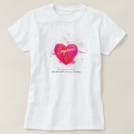 Camiseta Soprano Musical Heart Part
