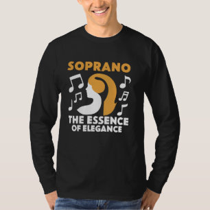 Camiseta Soprano Singer Vocal Range Vocalista Cantar Voz