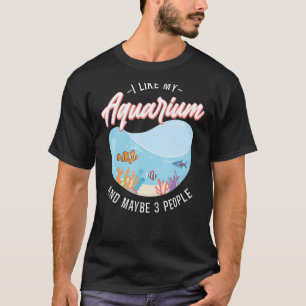 Camiseta Sopras De Peixe De Aquário De Salto Eu Gosto Do Me